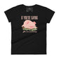 If You’re Saving, You Are Succeeding Women’s Motivational Black T-Shirt