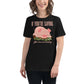 "If You're Saving, You're Succeeding" Black Motivational Women’s T-Shirt Lifestyle
