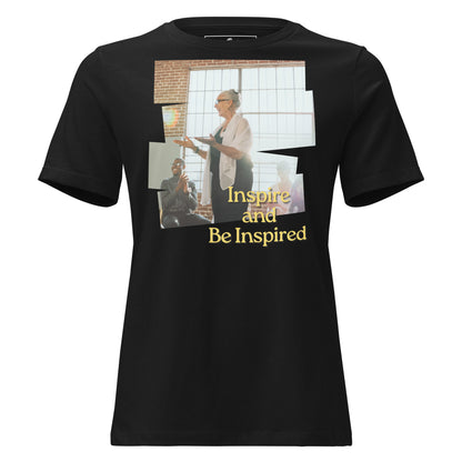 Inspire Black Motivational Women’s T-Shirt
