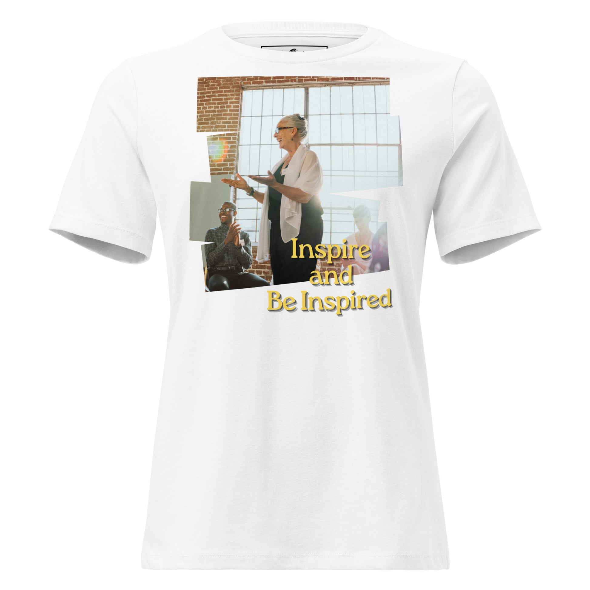 Inspire White Motivational Women’s T-Shirt 
