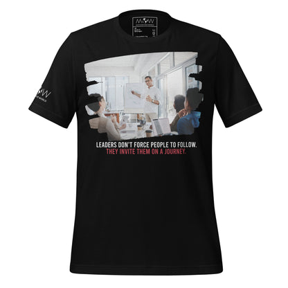 Invite Them on a Journey – Leadership Team Edition Black Motivational Men's T-Shirt