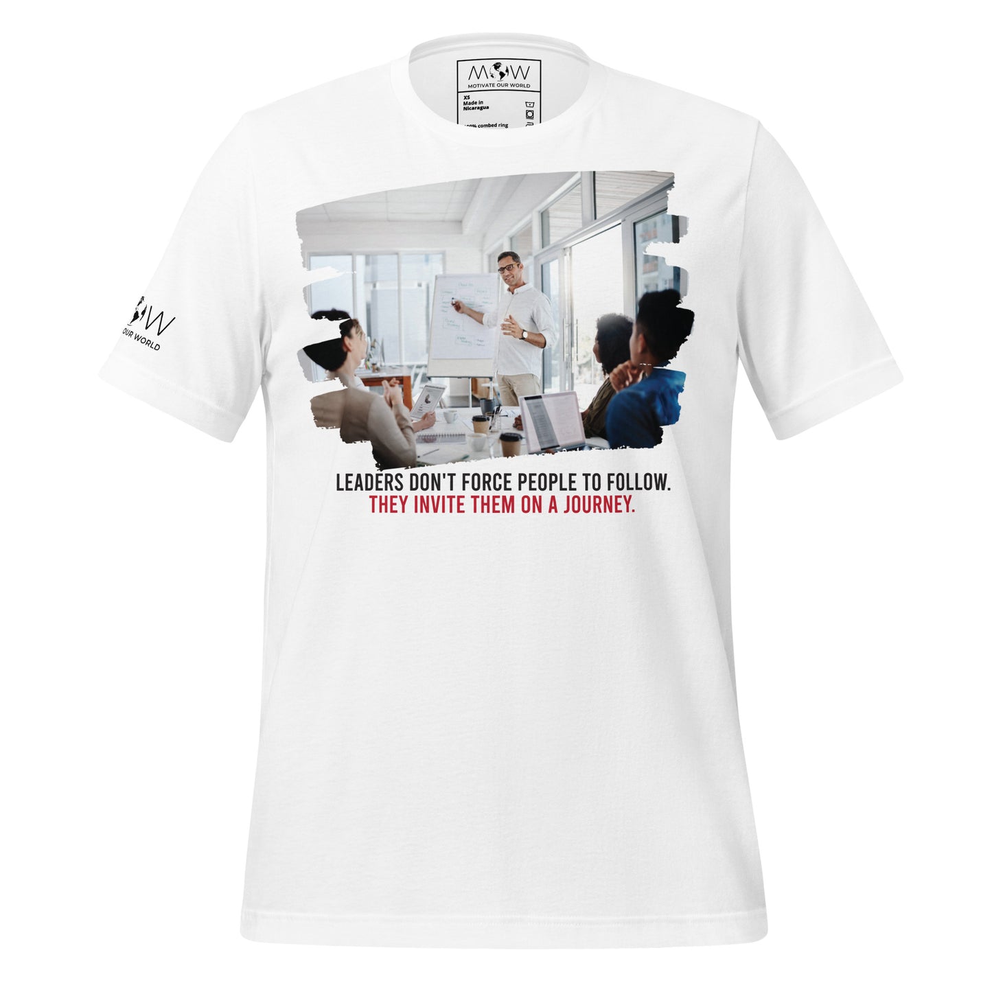 Invite Them on a Journey – Leadership Team Edition White Motivational Men's T-Shirt