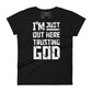 It Is Well Women’s Motivational Black T-Shirt