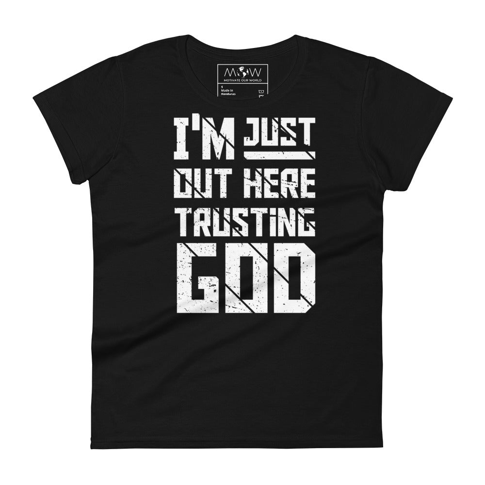 It Is Well Women’s Motivational Black T-Shirt