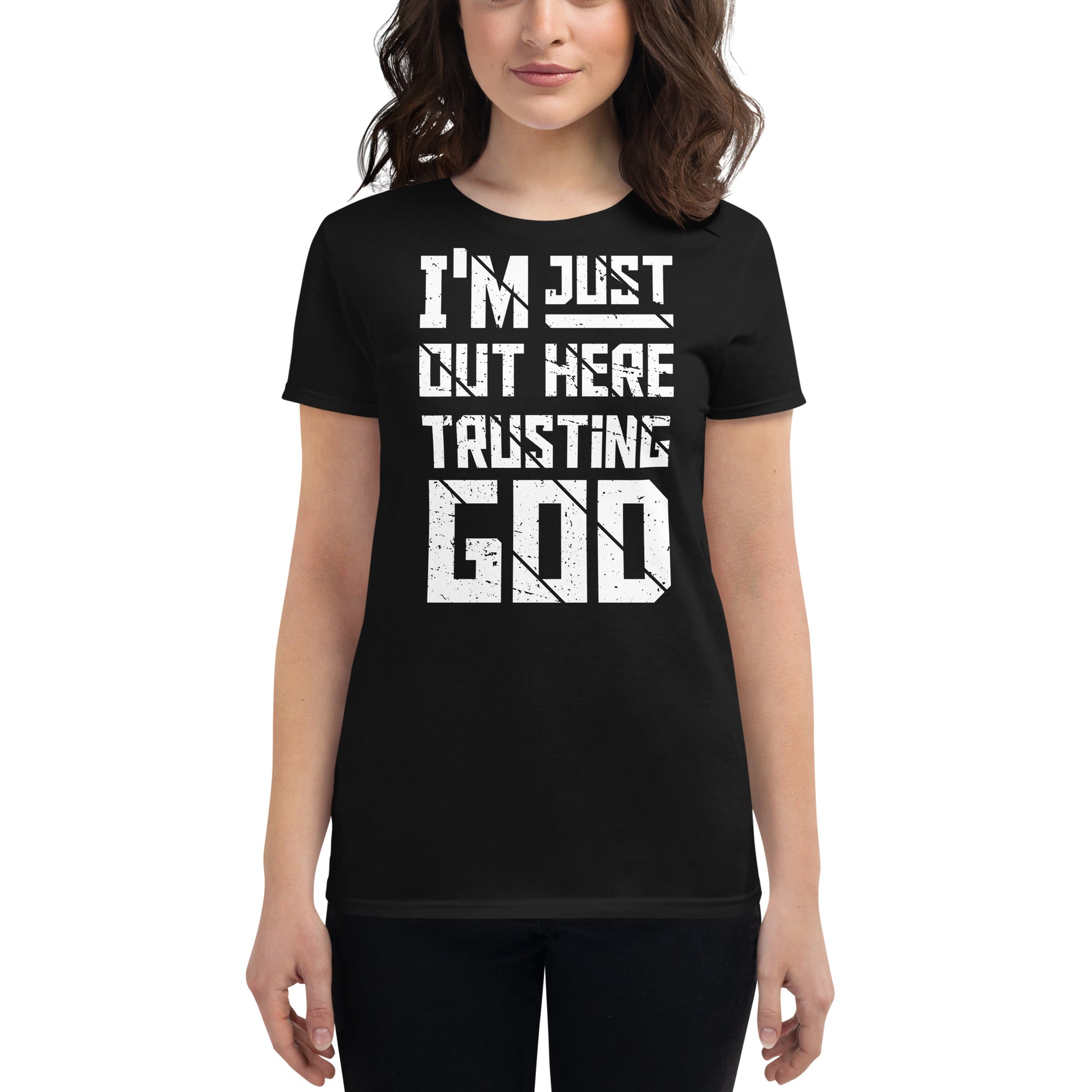 It Is Well Women’s Motivational Black T-Shirt
