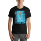 "It's Hard to Beat a Person Who Never Gives Up" Swimming Men's Motivational Black T-Shirt