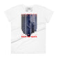 "It's Not Whether You Get Knocked Down" Women’s Motivational White T-Shirt