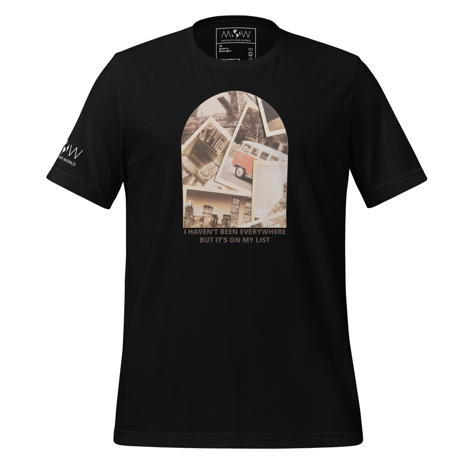 It’s On My List Men's Motivational Black T-Shirt