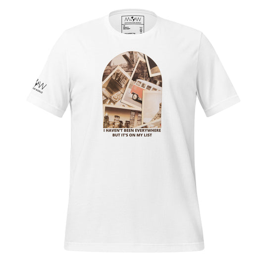 It’s On My List Men's Motivational White T-Shirt