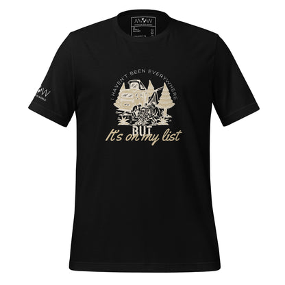 It’s On My List Men's Motivational Black T-Shirt