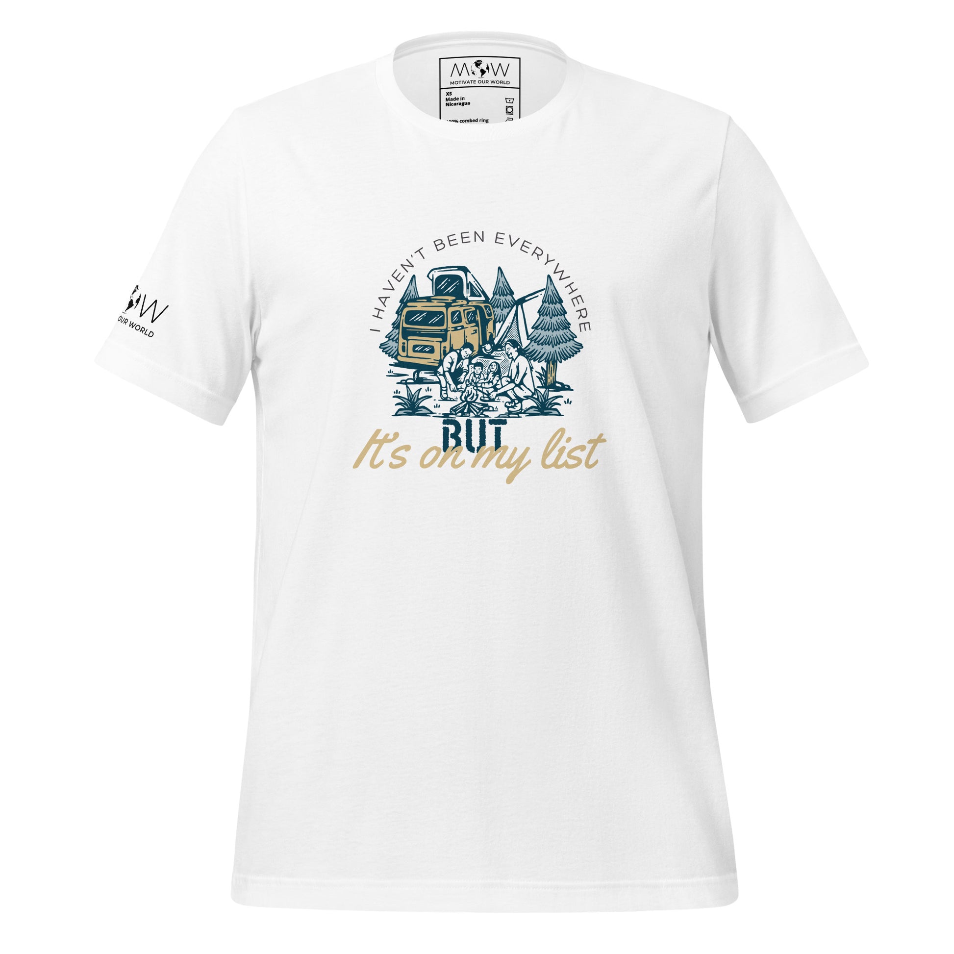 It’s On My List Men's Motivational White T-Shirt