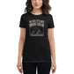 It’s Who You Travel With Women’s Motivational Black T-Shirt