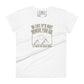 It’s Who You Travel With Women’s Motivational White T-Shirt