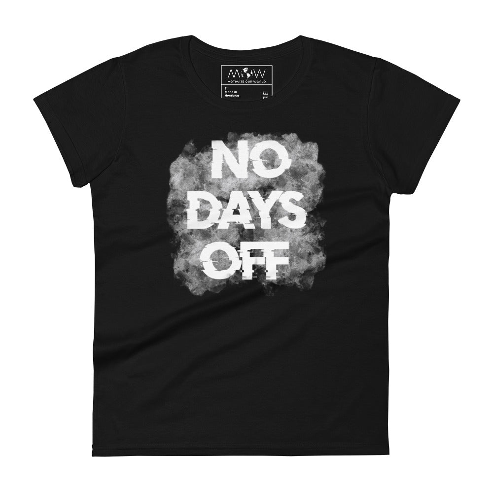 It’s a Slow Process, But Quitting Won’t Speed It Up Women’s Motivational Black T-Shirt