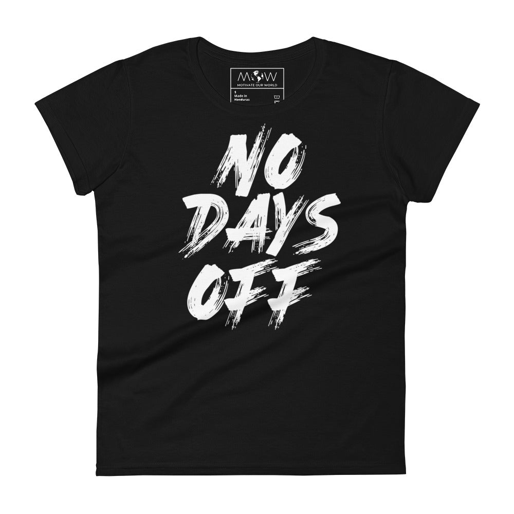 It’s a Slow Process, But Quitting Won’t Speed It Up Women’s Motivational Black T-Shirt