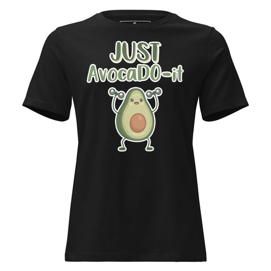 Just AvocaDO-it Black Motivational Women’s T-Shirt