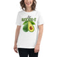 Just AvocaDO-it Fresh Avocado White Motivational Women’s T-Shirt Lifestyle