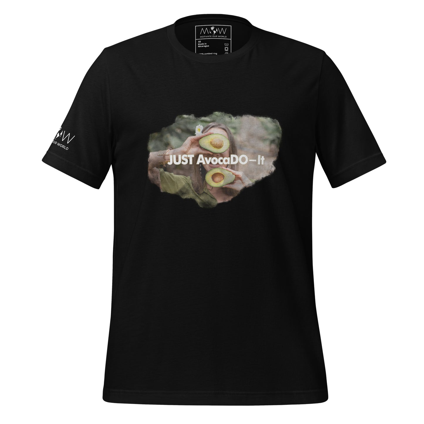 Just AvocaDO-it Men's Motivational Black T-Shirt