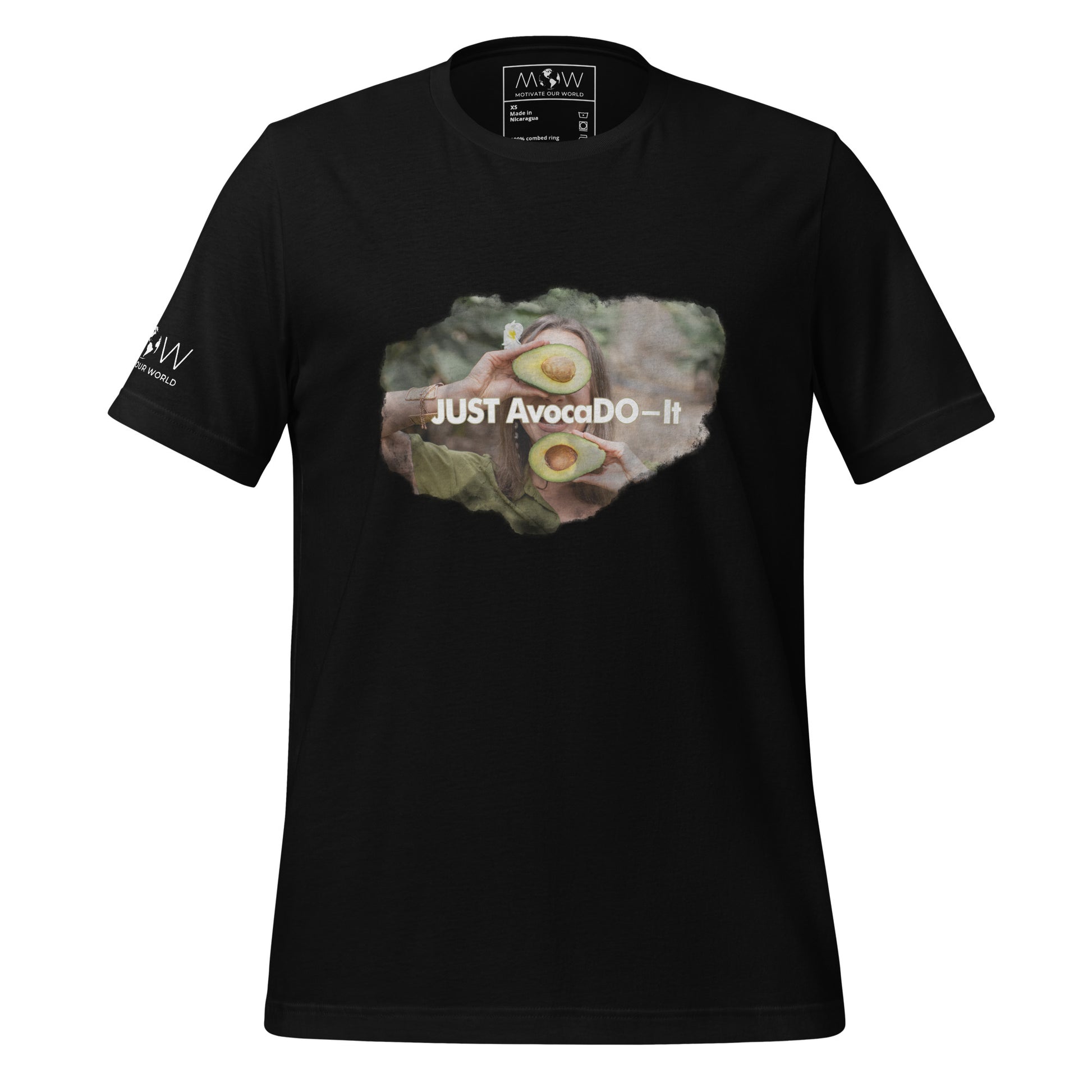 Just AvocaDO-it Men's Motivational Black T-Shirt