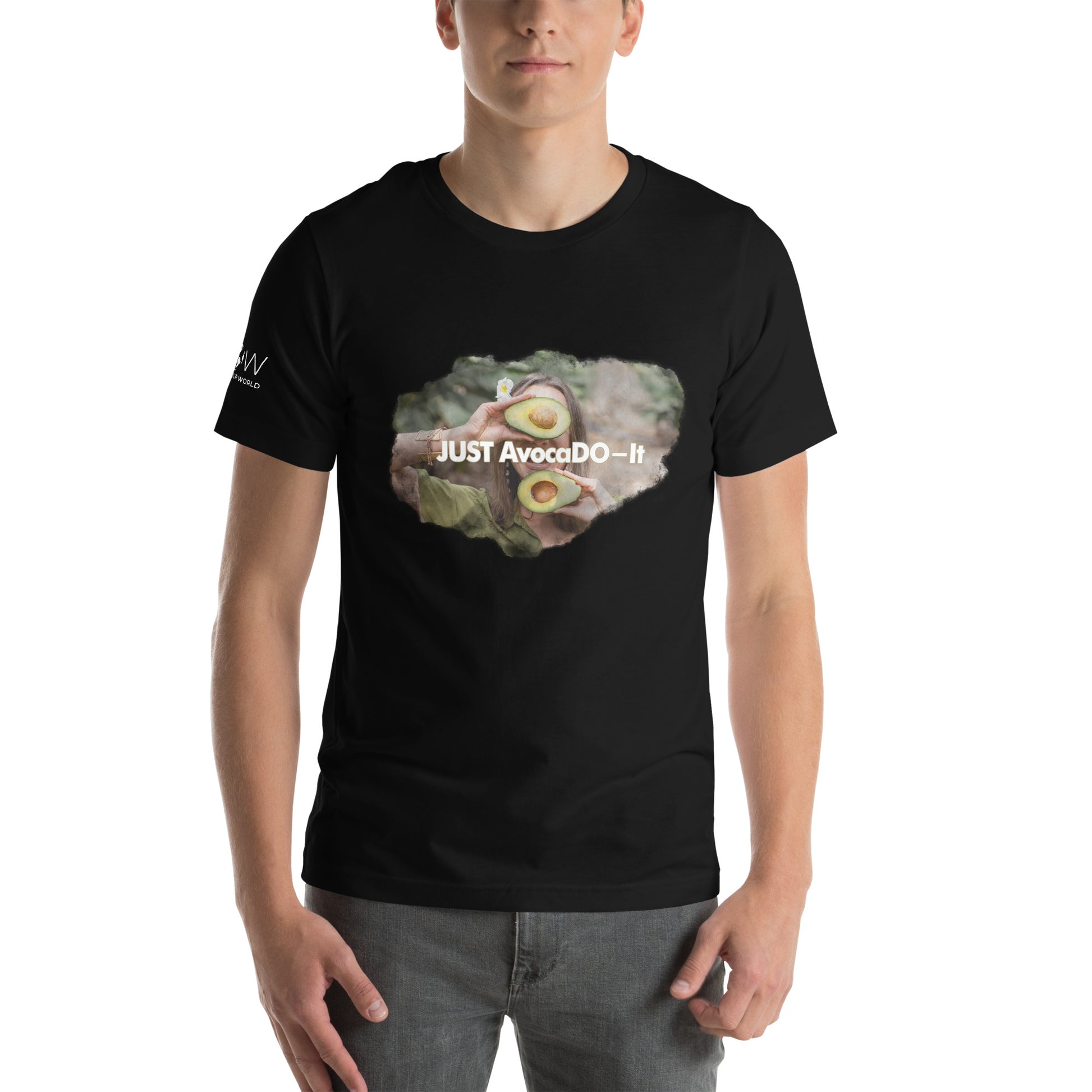 Just AvocaDO-it Men's Motivational Black T-Shirt