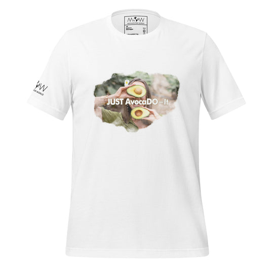 Just AvocaDO-it Men's Motivational White T-Shirt