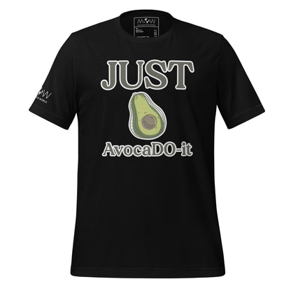 Just AvocaDO-it Men's Motivational Black T-Shirt