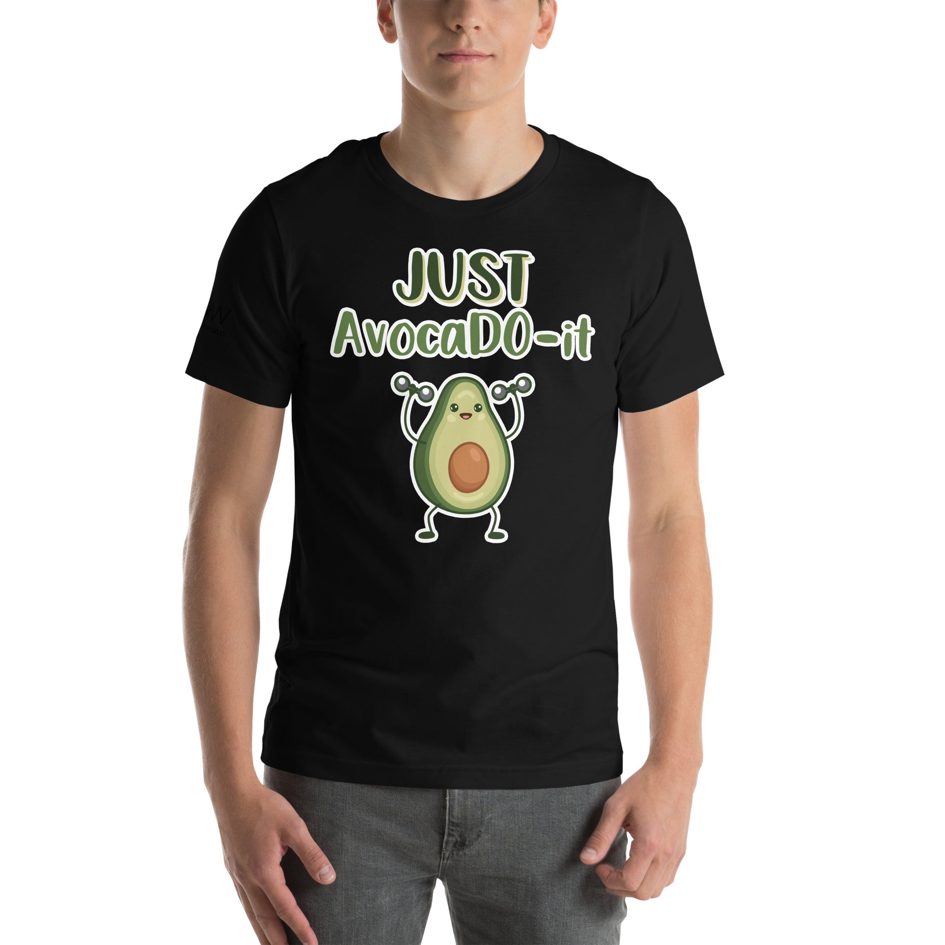 Just AvocaDO-it Men's Motivational Black T-Shirt