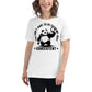 "Just Consistent" White Motivational Women’s T-Shirt