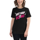 Just Keep Going Black Motivational Women’s T-Shirt