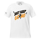 Just Keep Going Men’s Motivational White T-Shirt