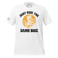 Just Ride the Damn Bike Men's Motivational White T-Shirt