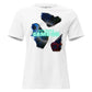Keep Calm & Game On - Different Gaming Controllers White Motivational Women’s T-Shirt
