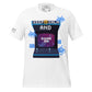 Keep Calm and Game On - Retro Arcade Inspired  White Motivational Men's T-Shirt