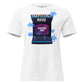 Keep Calm and Game On - Retro Arcade Inspired White Motivational Women’s T-Shirt