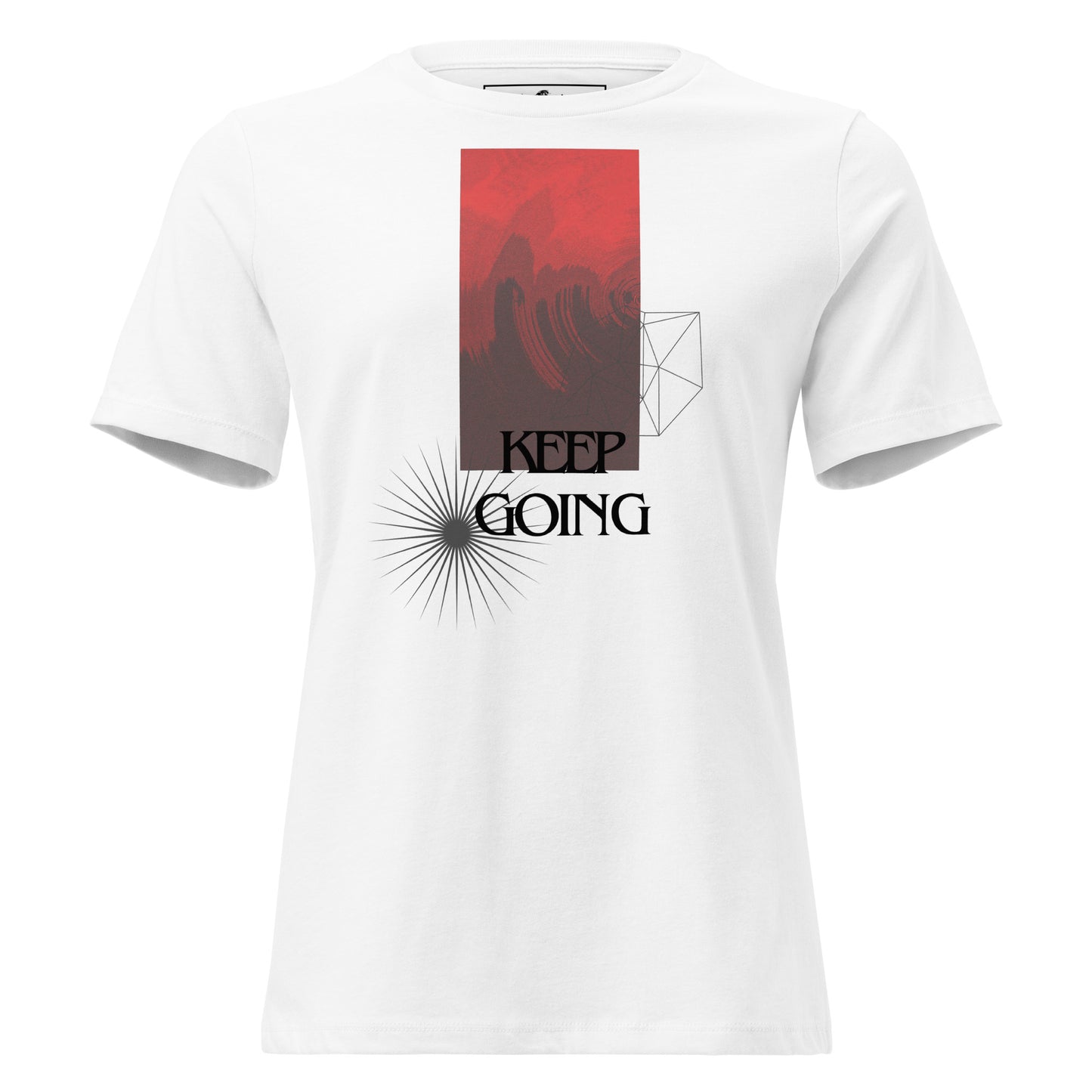 Keep Going IV White Motivational Women’s T-Shirt