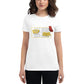 Keep Going V Women's Motivational White T-Shirt