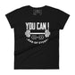 Keep Pushing Women’s Motivational Black T-Shirt