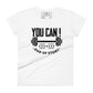 Keep Pushing Women’s Motivational White T-Shirt
