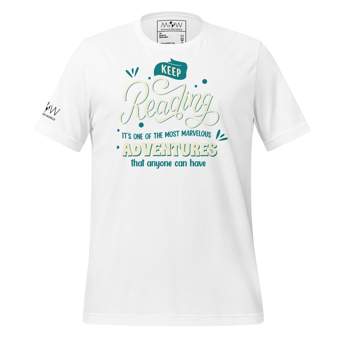 Keep Reading It's One Of The Most Marvelous White Motivational Men's T-Shirt