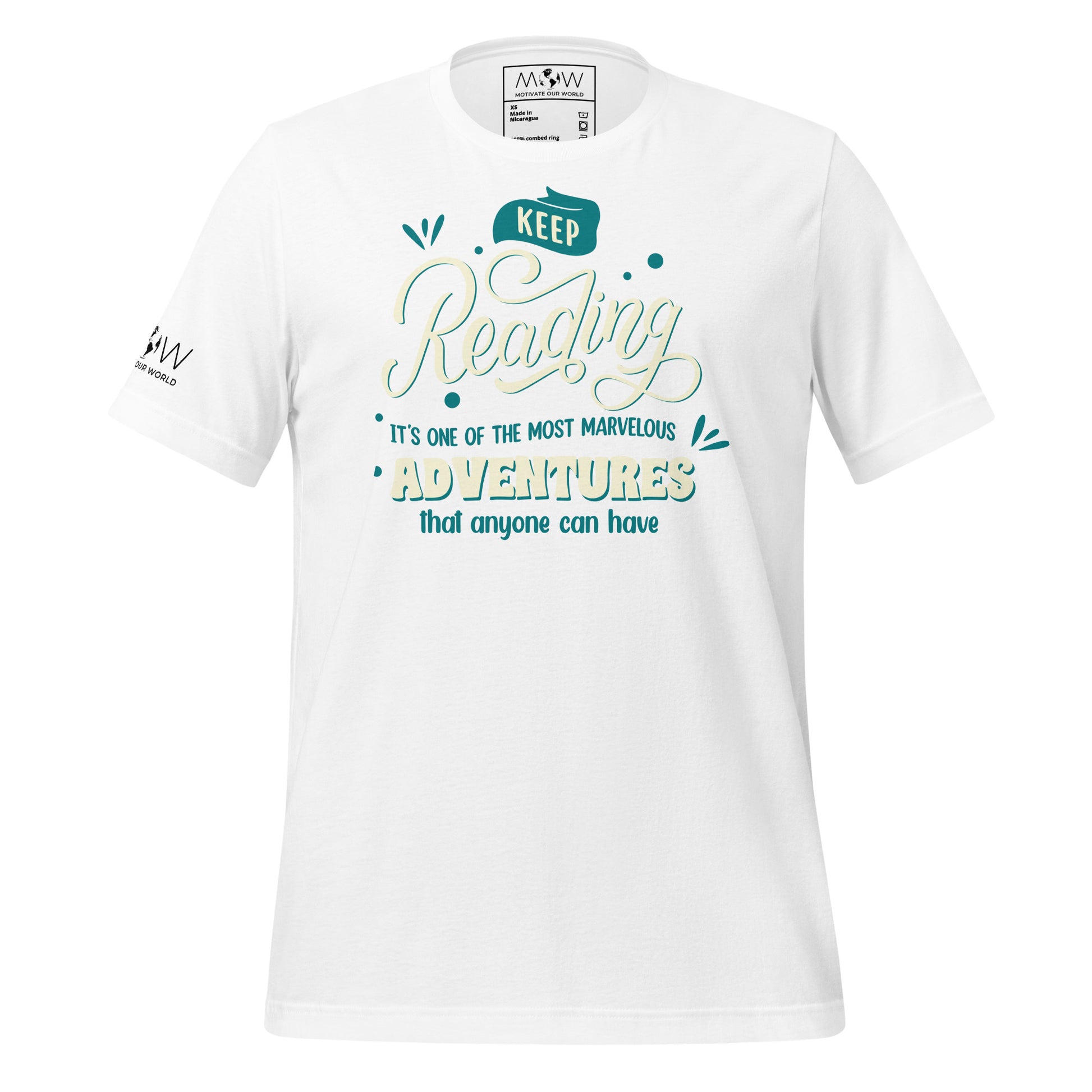 Keep Reading It's One Of The Most Marvelous White Motivational Men's T-Shirt