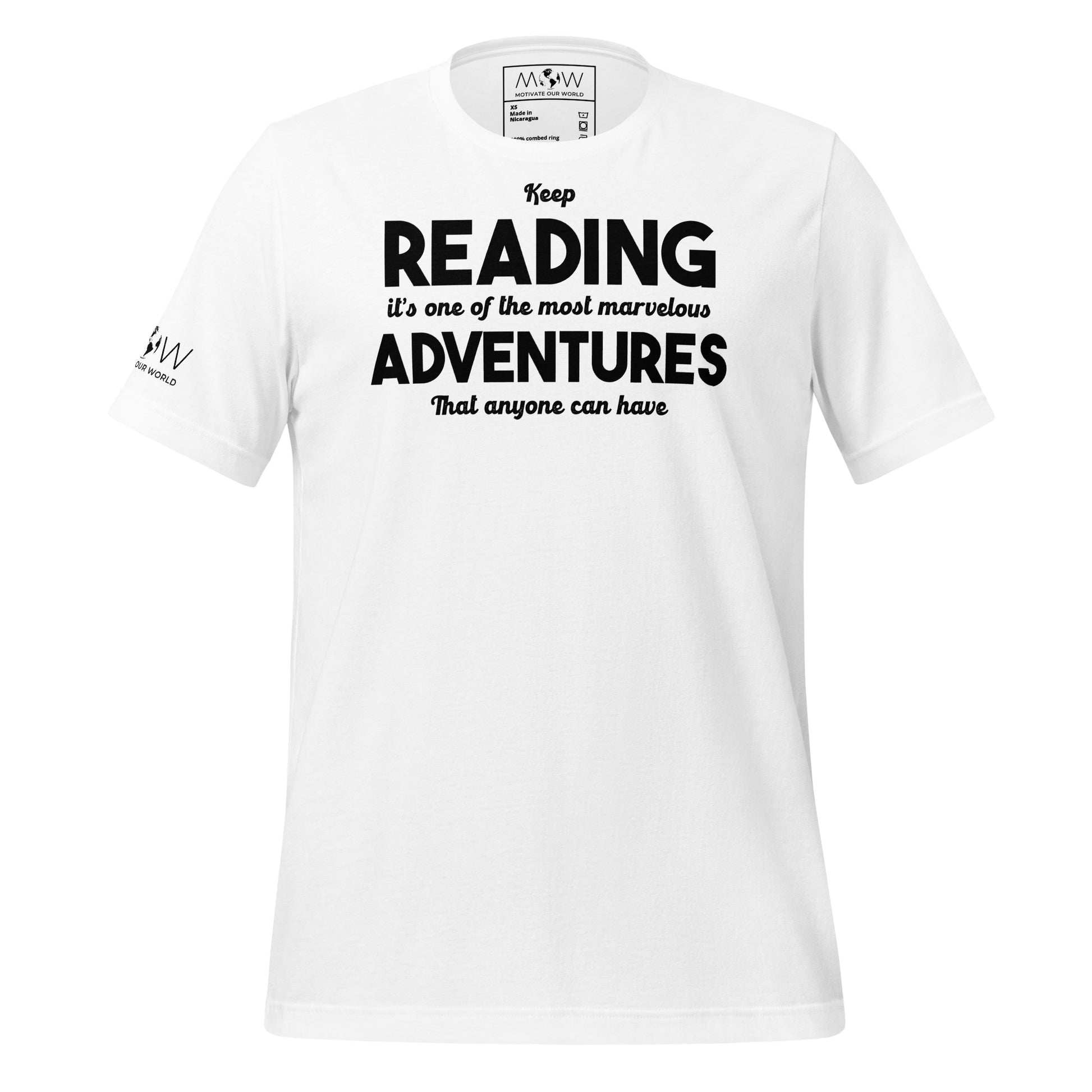 Keep Reading It's One Of The White Motivational Men's T-Shirt