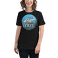Keep The Sea Plastic Free Sea Turtle Black Motivational Women’s T-Shirt Lifestyle