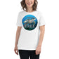 Keep The Sea Plastic Free Sea Turtle White Motivational Women’s T-Shirt Lifestyle