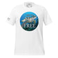"Keep the Sea Plastic-Free" Men's Motivational White T-Shirt