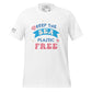 "Keep the Sea Plastic-Free" Men's Motivational White T-Shirt