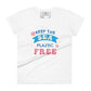 Keep the Sea Plastic-Free Women’s Motivational White T-Shirt