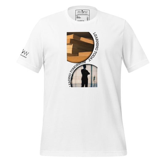 Knowledge to Success Men's Motivational White T-Shirt