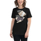 Learning Leading Tomorrow Black Motivational Women’s T-Shirt Lifestyle