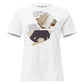 Learning Leading Tomorrow White Motivational Women’s T-Shirt