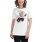 Learning Leading Tomorrow White Motivational Women’s T-Shirt Lifestyle